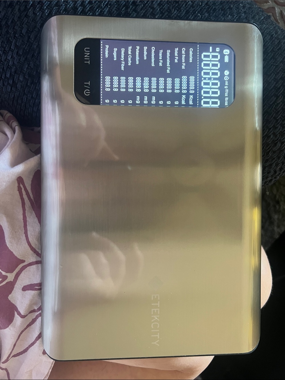 Etekcity ESN00 Smart Nutrition Digital Kitchen Scale 11 lb/5000 g